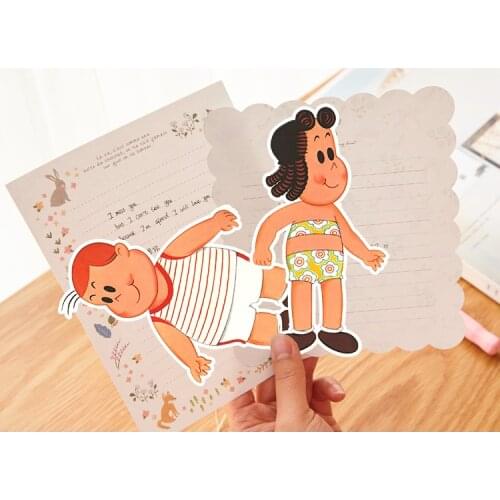 14pcs vitage cartoon Stickers Crafts And Scrapbooking stickers book Student label Decorative sticker kids toys