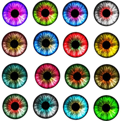 2--10PCS In Pairs glass eyes cabochons Round 6-30MM Round Dome Dragon Eye Cat Eye Toys DIY Jewelry Accessory MIX Pupil Eye Cameo