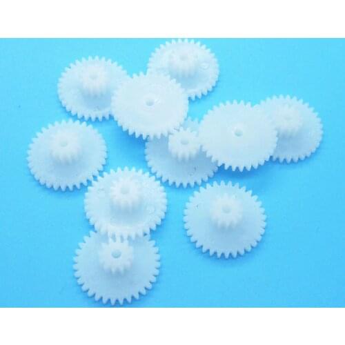 30 Teeth Double Plastic Gear 30102A 30102B 30102.5A 30102.5B 30122A 30122B 30122.5A 30142B 30162A Toy Model Accessories 10