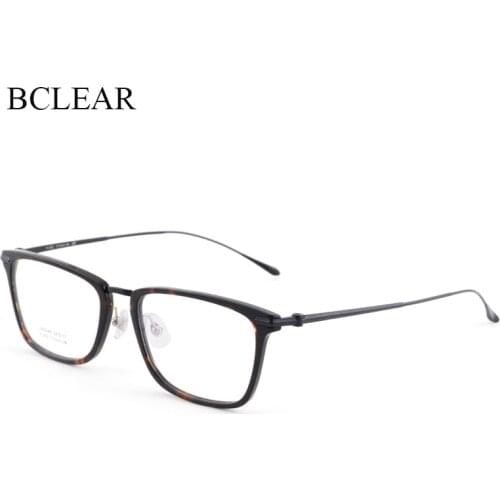 BCLEAR Spectacles Frame Eyeglasses Frames Men Women Prescription Acetate Male Fashionable Eyewear Frames Optical Glasses Quality