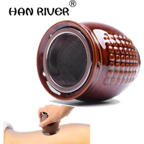 Household moxibustion pot ceramic scraping moxa cup cupping massage warming Moxibustion traditinal treatment therapy for body
