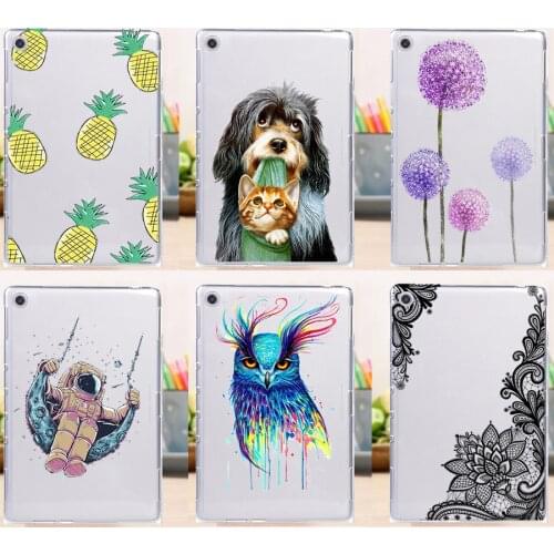 Coque for Huawei MediaPad M5 lite 10.1 inch Tablet Case Printing Luxury Silicone Cover for for Huawei MediaPad T5 10 10.1