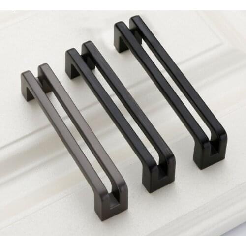 Zinc alloy Furniture Hardware Handle American Style Cupboard Door Handle Decorative Push Pull Handles Drawer Flush Handle