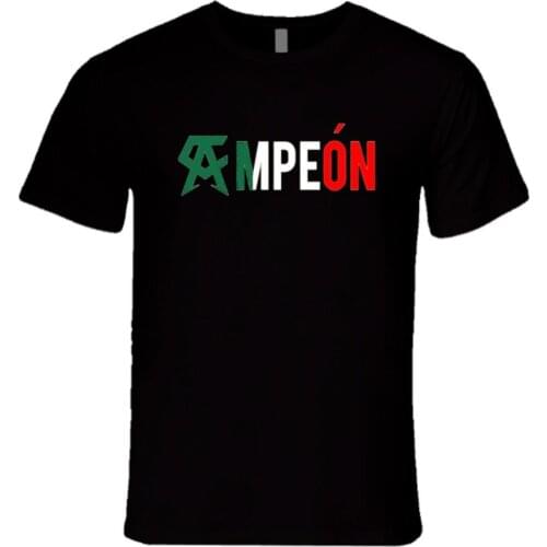 Custom Tees Canelo Alvarez Team Mexican Boxing Champion T-Shirt. Summer Cotton Short Sleeve O-Neck Mens T Shirt New S-3XL