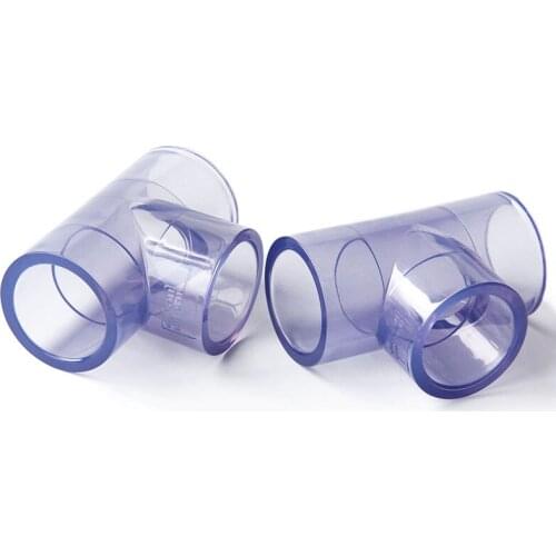 Gogo PVC pipe price list transparent UPVC water supply pipe PVC plastic water pipe T type connector 90mm110mm