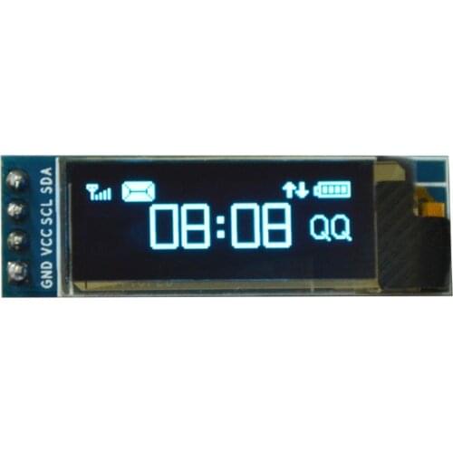 Gotek OLED IIC I2C 0.91" 128x32 white OLED LCD Display Module 3.3v-5v