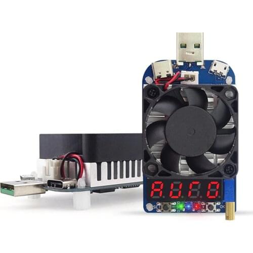 HD25 HD35 Trigger QC2.0 QC3.0 Electronic 35w USB Load resistor Discharge battery tester adjustable current voltage 30% off
