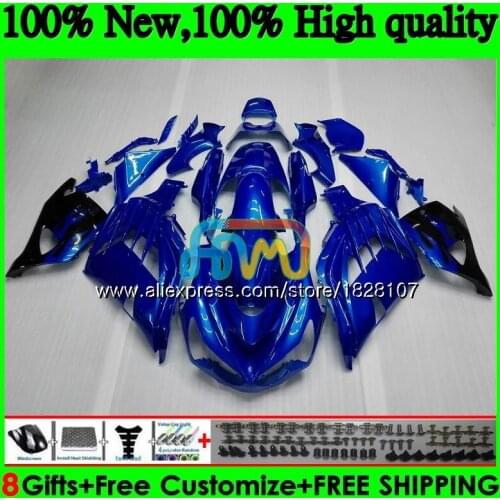 Injection For KAWASAKI ZZR1400 ZX 14R ZX-14R 24BS.15 ZX14R Gloss blue 12 13 14 15 16 17 2012 2013 2014 2015 2016 2017 Fairing