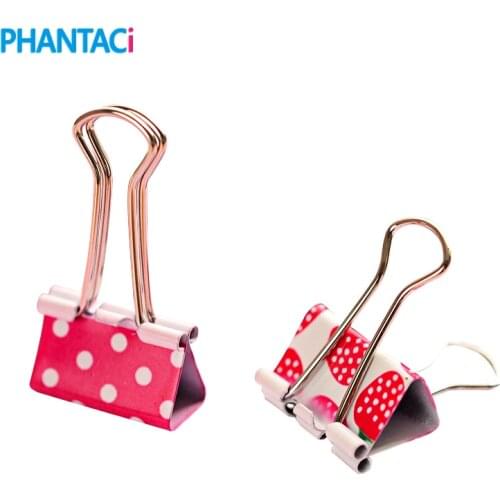 24 pcs/lot Kawaii Flower Fruit Metal Clips Cute Colorful Paper Photo Holder Office Accessories Clip Binder Paperclip Clamps