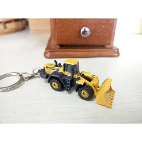 PC210 SK250 Truck Model Keychain Chain Diecast alloy metal Hydraulic Excavator truck model toy engineering truck toy keychain