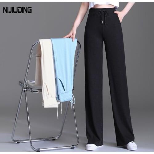 Женские трикотажные брюки NIJIUDING China At AliExpress