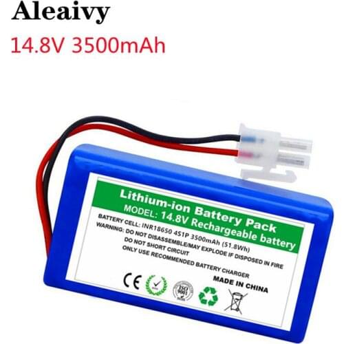 NEW/14.8V 2600mah 3200Mah Lithium Battery For ILIFE A4 A4s V7 A6 V7s Plus Robot Vacuum Cleaner ILife 4S 1P iLife battery
