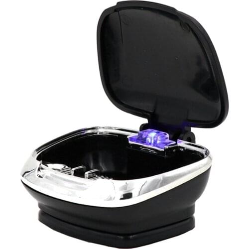 Car Ashtray With LED Lights Car Ashtray Personality Innovative Ashtray Automotive Interior Accessories