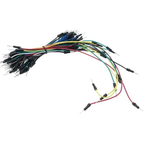 Jumper wires Cables 65pcs New Solderless Flexible Breadboard Line Bread Plate For Arduino DIY Kit Raspberry Pi Mode