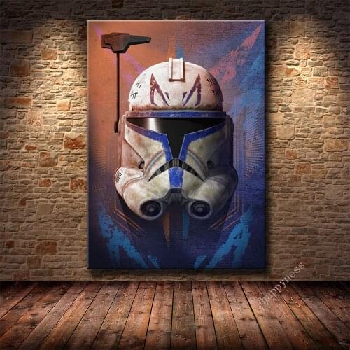 Star Wars Classic Popular American Drama Science Fiction Tv Series Character Poster Canvas Painting Living Room Decoration