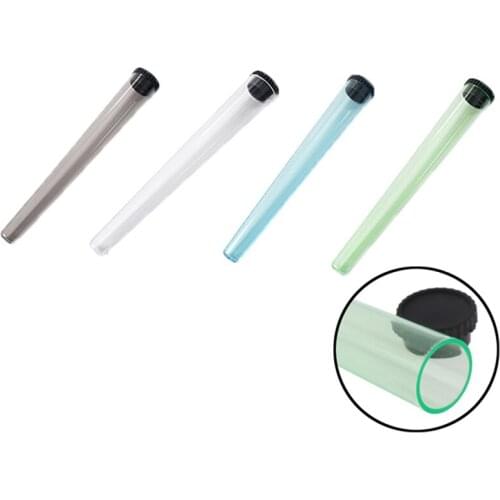 Transparent Cone Filler Cones Rolled Cigarette Holder Plastic Tube Pill Box