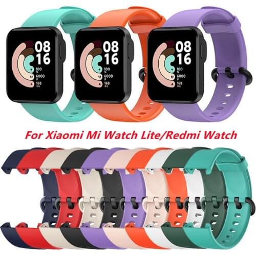 For Xiaomi Mi Watch Lite Strap Sports Smart Accessory For Redmi Watch band Bracelet For Xiaomi Redmi watch strap pink green