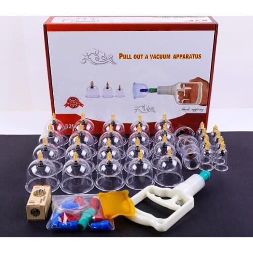 Cupping device 32 cans household thickened suction vacuum cupping device non-glass jar health cupping