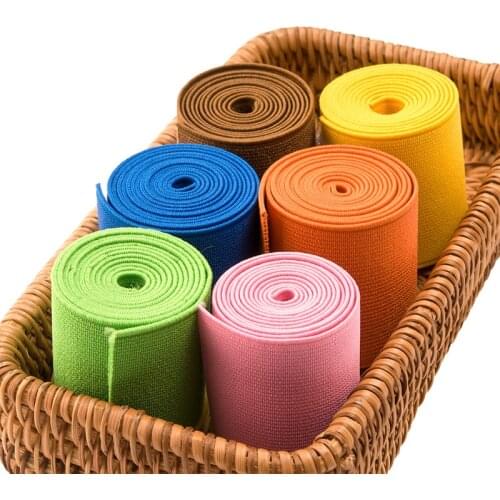 Thickened Colorful Elastic Belt 5CM Pants Skirt Strap Tie Waist Loose Tight Belt Shoes Car Accessories