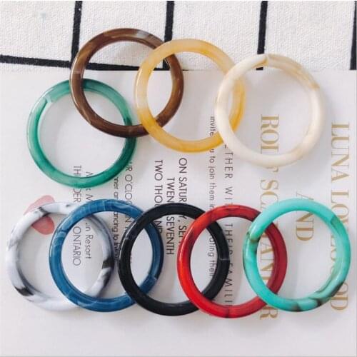 10pcs/lot new acetic acid round charms connectors for diy fashion earrings necklace acrylic beads jewelry making accessories