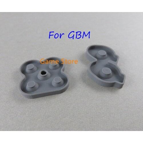 2sets for GameBoy Conductive Rubber Pad Silicone Buttons For GBM Micro Replacement Silicon