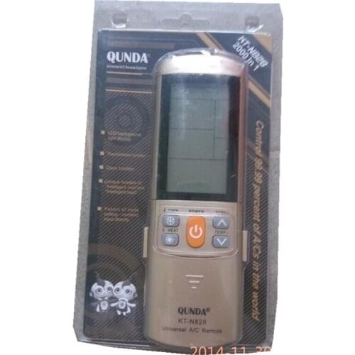 5pcs/lot Free shipping good quality kt-n828 universal remote control for a/c 2000 in 1