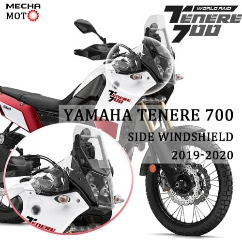 For yamaha tenere 700 accessories tenere700 Motorcycle Sports Touring side Windshield WindScreen Deflector Lengthen