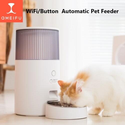 Pet Automatic Feeder WiFi Smart Cat Dog Food Dispenser Automatic Cats Feeders USB Plug Remote Control APP Timer Dogs Supplies