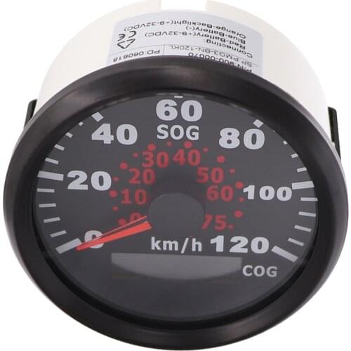 Digital Car GPS Speedometer Speed Gauge Odometer ATV UTV Motorcycle Marine Boat Buggy Golf Go Cart 12V/24V with Speedo Sensor