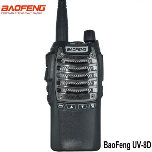 Hot Baofeng UV-8D two way UHF 400-480MHz Dual PTT Radio 8W 2800 mAh Professional handheld FM Transceiver Walkie Talkie UV 8D