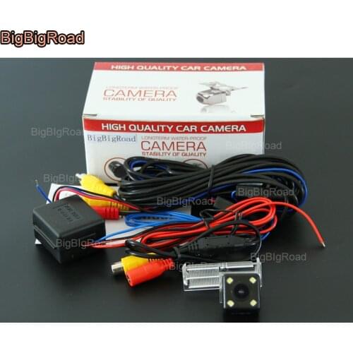 BigBigRoad Car Rear View Reversing backup Camera with power relay / filter For Renault Koleos 2017 parking camera