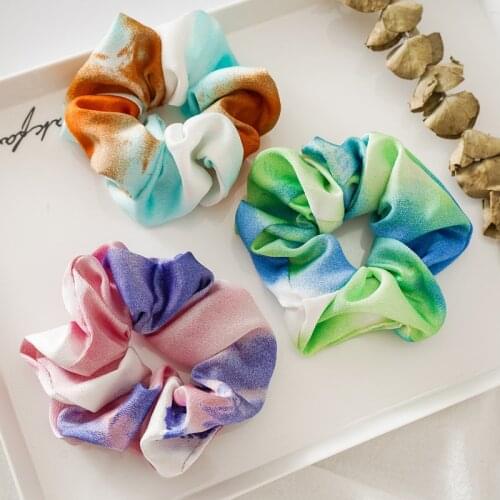 Colorful Elastic Band For Hair Rope Simple Womens Cloth Ponytail Headpiece Unique Casual Hair Band Ring Comfortable Scrunchie