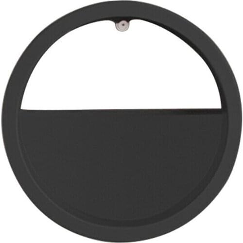 Flower Hanging Round Basket Bonsai Wall Hydroponic Planter Pot with Light Tube Home Wall Craft Decoration SCIE999