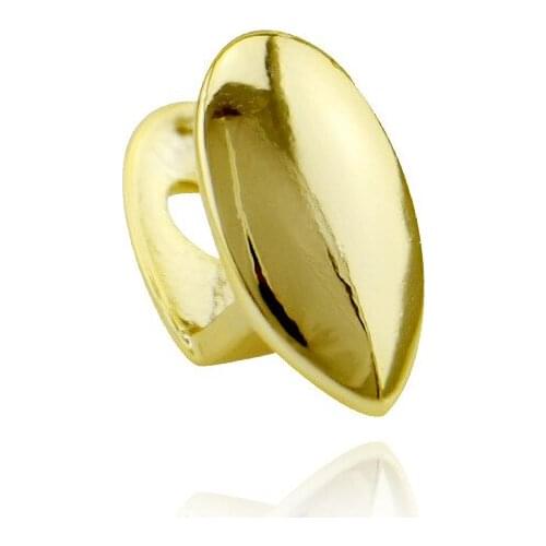 1 Pc Metal Gold Silver Color Hip Hop Teeth Grillz for Women Men Rapper Unisex Tooth Cap Dental Grills Punk Body Jewelry Gifts