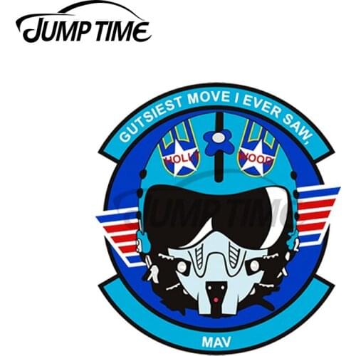 JumpTime 13 x 11cm For Holly Wood Helmet Bumper Car Stickers Scratch-Proof Decal Refrigerator VAN Cartoon Car Assessoires