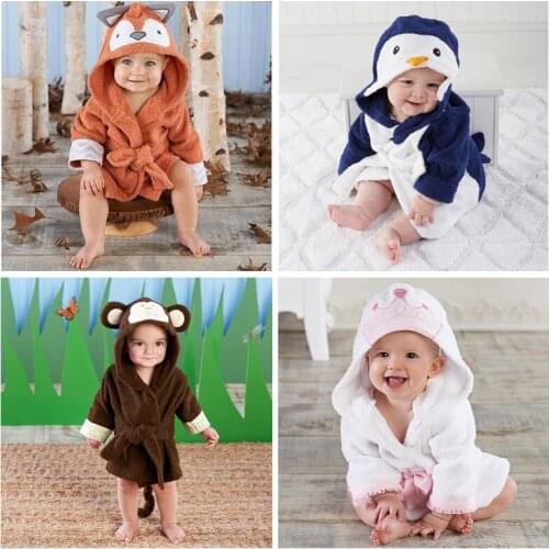 Children Kids Robes Sleepwear Soft Microfiber Worsted Child Sleepwear Robe Nightgown Bathrobes Lounge wear Parent-child Spa Wear