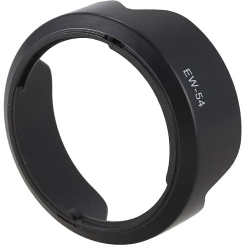 EW-54 Camera Lens Hood for Canon EOS M EF-M 18-55mm F3.5-5.6 IS STM (Black)