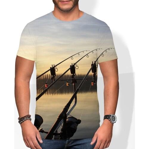 Fishing Mens 3D T Shirts Can't Work Today Arm Is In A Cast Graphic Tees Streetwear Male Fashion Funny Tops Camiseta