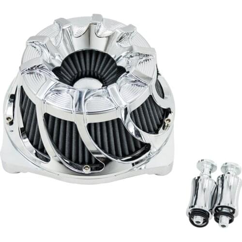 Motorcycle CNC chromium Drift Air Filter Cleaner Kit for refit Harley Sportster XL883Iron 1200N X48 72V XL1200T XL1200C 07-20