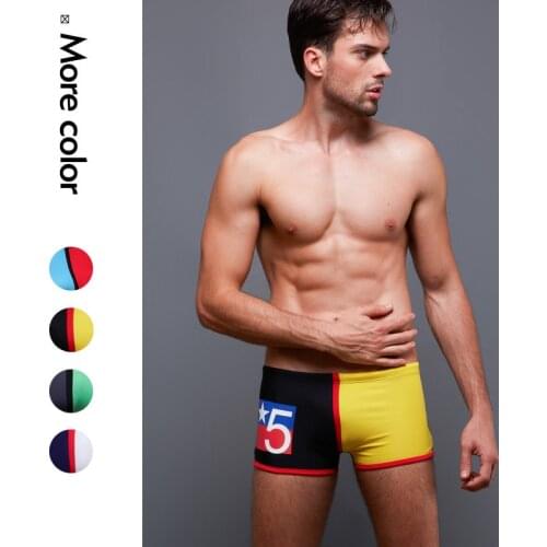 New Summer Swimwear Men Swimsuit Maillot De Bain Male Swim Suits Swimming Boxer Shorts Swim Trunks Swimming Surf Beach Wear