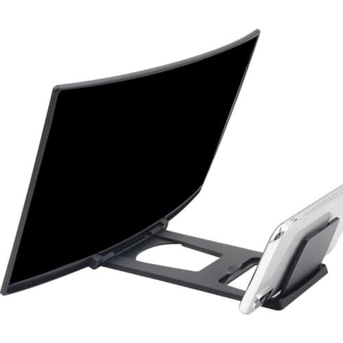 YYDS L6 Curved Screen Mobile Phone Amplifier Folding Magnifying Glass Phone Stand