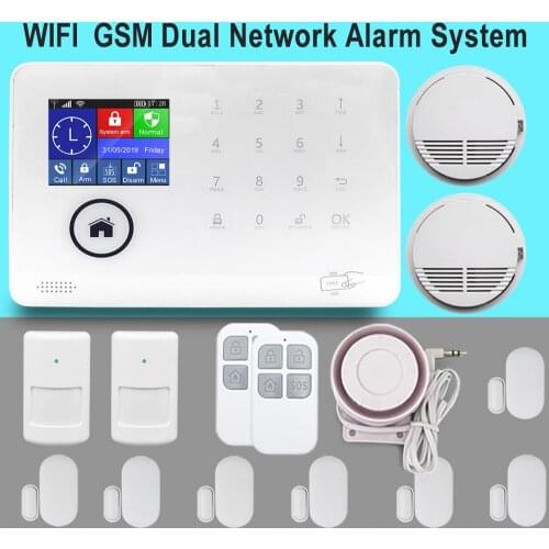 Best price WIFI+GSM /WIFI+WCDMA smart control 850/900/1800/2100MHZ Android and IOS APP alarm system