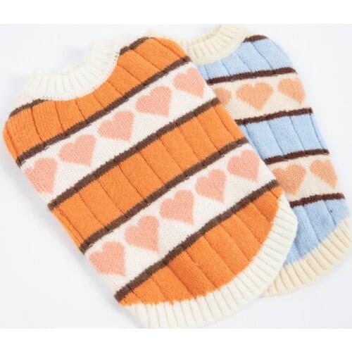 Cute Cat Dog Sweater Knit Apparel Winter Clothes Chihuahua Yorkshire Terrier Pomeranian Maltese Poodle Bichon Schnauzer Clothing