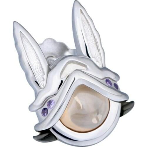 Wholesale 1 Pcs Made In Abyss Earrings Japanese Anime Figues Reger Nanachi Silver Ear Accessories for Women Men Jewelry Gifts