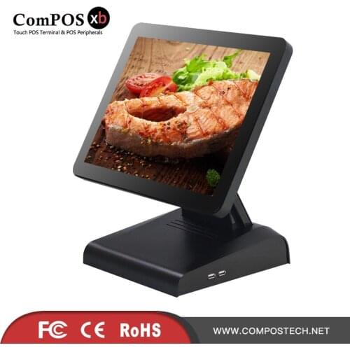 Excellent quality POS system white 15inch dual screen POS terminal for retailers POS machine
