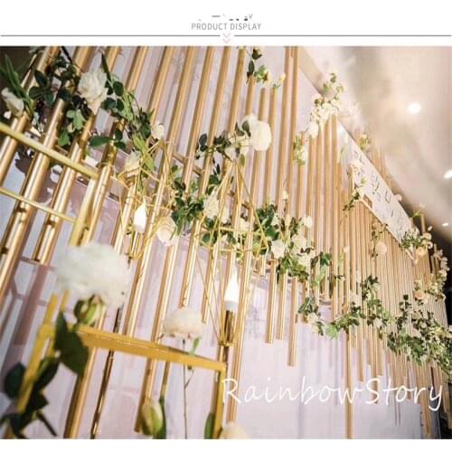 2PCS Wedding props road lead frame PVC Variety curved ornaments T stage wedding decoration scene layout