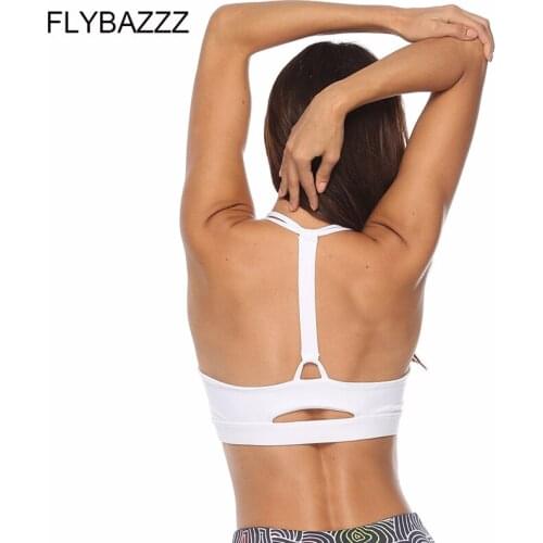 Sexy Push Up Sports Bra High Impact Backless Breathable Yoga Running Gym Fitness Top Workout Sportswear for Women Yoga Vest Bra