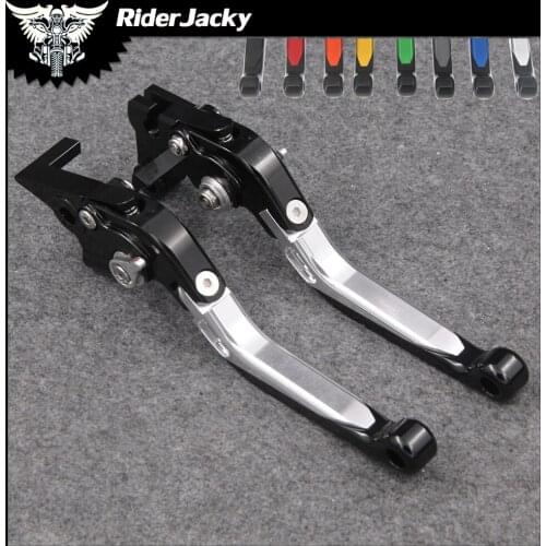 RiderJacky Folding Extendable Motorcycle Brakes Clutch Levers For SUZUKI GSX-R 750 GSXR 750 GSXR750 2004-2005