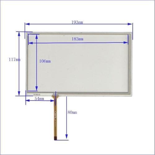 ZhiYuSun SW-2045 Compatible 8Inch For KD-K178TFT-V04 TouchScreen SW2045 GPS GLASS for tble compatible or gps touch KD K178TFT