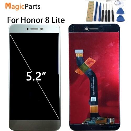 Huawei Honor 8 Lite LCD Display Touch Screen Digitizer Assembly For Huawei Honor 8 Lite LCD With Frame PRA TL10 LX1 LX3 Screen